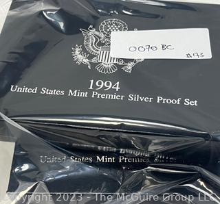 1994 United States Mint Premier Silver Proof Set (x2) (Note: Description Altered 6-28-23 @ 1:42pm ET)