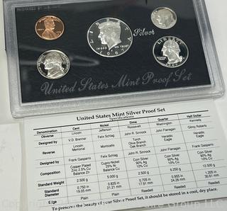 United States Mint Silver Proof Set 1997 (x5)