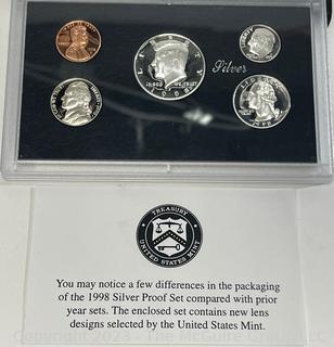 United States Mint Silver Proof Set 1998 (x5)