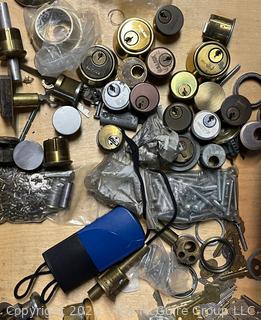 Locksmith Shop - see the many photos.  Three (3) Key Cutting Machines, Key Blanks, Lock Sets, Padlocks, Safe Locks and much more.  Instant business opportunity or e-commerce store. 