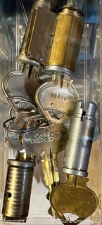 Locksmith Shop - see the many photos.  Three (3) Key Cutting Machines, Key Blanks, Lock Sets, Padlocks, Safe Locks and much more.  Instant business opportunity or e-commerce store. 