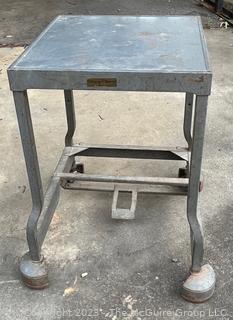 Mid Century Industrial Tiffany Stand Company Typewriter Table 