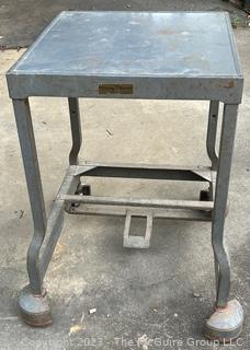 Mid Century Industrial Tiffany Stand Company Typewriter Table 