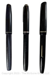 Three (3) Vintage Fountain Pens