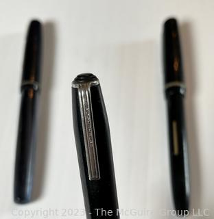 Three (3) Vintage Fountain Pens