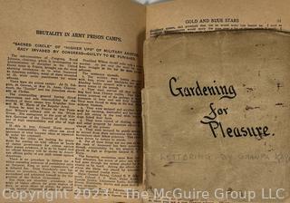 1919 WWI War Gardening Booklet Ephemera