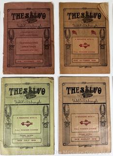 Collection of Ephemera Including Copies of the Salvo, the Magazine of the USS Pittsburgh 1919 - 1920. 