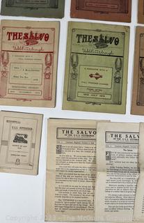 Collection of Ephemera Including Copies of the Salvo, the Magazine of the USS Pittsburgh 1919 - 1920. 