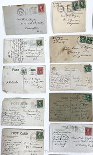 Collection of Letters and Stamps from the 1920's Ephemera Philately