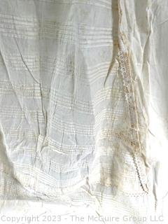 Antique Hand Made Embroidered Childs' Christening Gown 