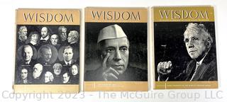 Three (3) Wisdom Magazine of Knowledge Hardcover Limited Editions