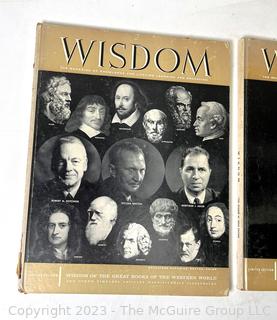 Three (3) Wisdom Magazine of Knowledge Hardcover Limited Editions