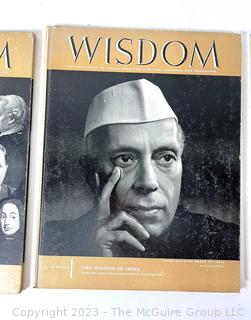 Three (3) Wisdom Magazine of Knowledge Hardcover Limited Editions