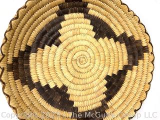 Two (2) Native America Sweet Grass Baskets