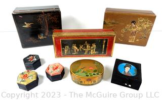 Eight (8) Trinket & Jewelry Boxes. 