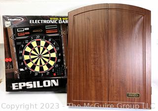 Halex Epsilon Electronic Dart Board Game in Box