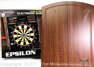 Halex Epsilon Electronic Dart Board Game in Box