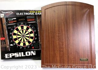 Halex Epsilon Electronic Dart Board Game in Box