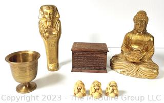 Group of Decorative Travel Souvenirs