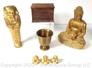 Group of Decorative Travel Souvenirs