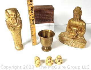 Group of Decorative Travel Souvenirs