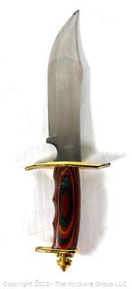 Frost Cutlery Hunting Knife with Wood Handle