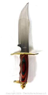 Frost Cutlery Hunting Knife with Wood Handle