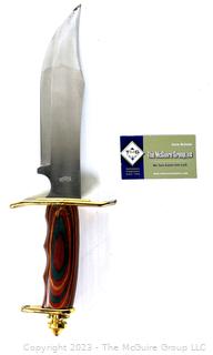 Frost Cutlery Hunting Knife with Wood Handle