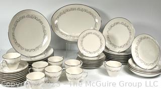 Set of Noritake Ivory Marquis Dinnerware China