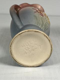 Antique Hull Pottery Double-Handled Urn Style Iris Vase