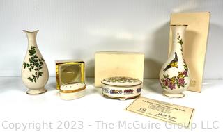 Four (4) Pieces of Lenox Porcelain, New in Boxes. 