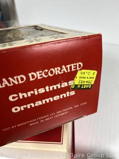 Group of Christmas Ornaments New in Boxes