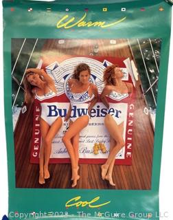 Vintage Budweiser Beer Poster