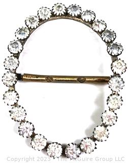 Antique Rhinestone Buckle  