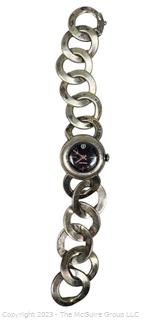 Alexis Barthelay Women's Silver Link Bracelet Watch 