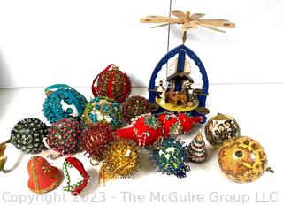 Vintage Hand Made Ornaments