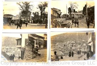 Four (4) Antique Real Photo Postcards of Turkey circa 1920