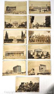 Eleven (11) Antique Real Photo Postcards of Greece circa 1920