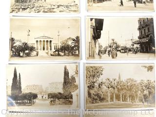 Eleven (11) Antique Real Photo Postcards of Greece circa 1920