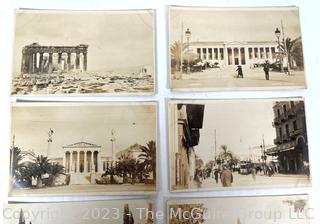 Eleven (11) Antique Real Photo Postcards of Greece circa 1920