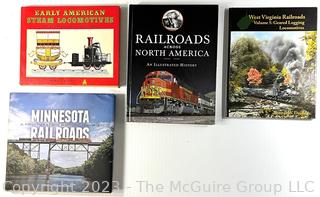 Four (4) Books on Railroads