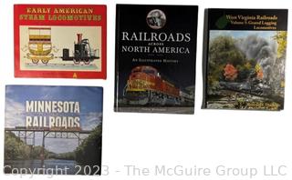 Four (4) Books on Railroads