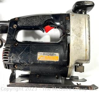 Five (5) Electric Hand Tools Including Scroll Saw, 2 Sanders, Die Grinder, Variable Speed Drill and Inductive Timing Light 