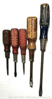 Group of Screwdrivers, Pliers et al