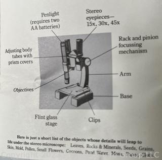 The Nature Company Stereo Microscope in Box