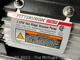 Pittsburgh 3 CFM Two Stage Vacuum Pump
 