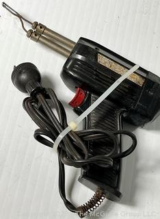 Group of Electric Hand Tools including Little Giant Water Pump, RotoZip, Soldering Iron, Multi-Meter and Craftsman Rotary Tool