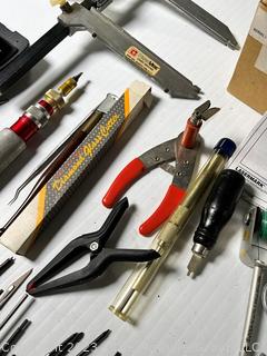 Group of Hand Tools Including Clamps