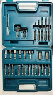 Four (4) Tool Cases Including Motion Detector, AC Gauges and Chicago Electric Variable Multi-Tool