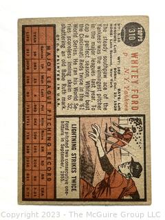 Sports Cards: Baseball: 1962 Topps #310 Whitey Ford